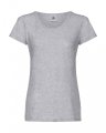Goedkope Dames T-shirt Fruit of the Loom Lady fit 61-420-0 Heather Grey